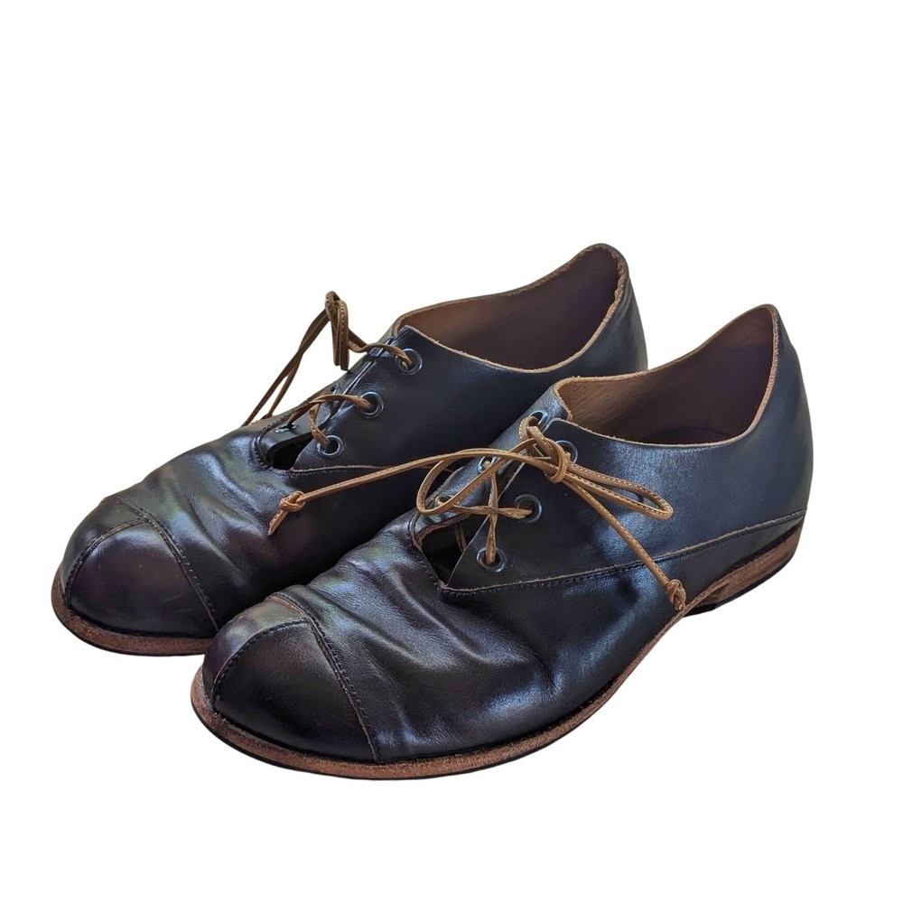 Cydwoq Wolf Womens Brown Leather Lace Up Oxfords Shoes Size 36 Hand Made USA 6 - Picture 11 of 11